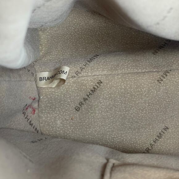 Brahmin Large Duxbury Satchel Bag Petrol Ombre Melbourne Green Leather Croc - Picture 8 of 10